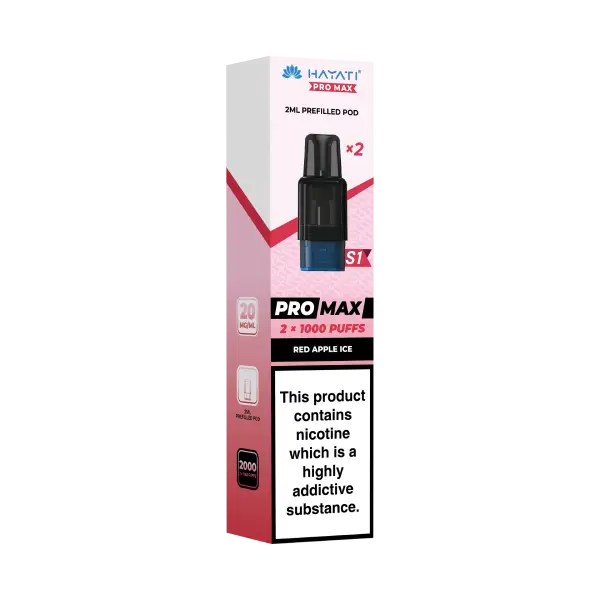 Hayati Pro Max S1 1000 Prefilled Refill Replacement Pods ( Box of 5)