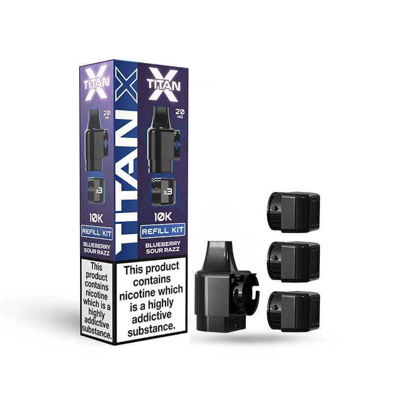 Titan X 10K Prefilled Replacement Pods - Box of 10