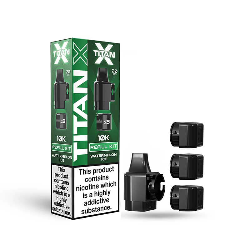 Titan X 10K Prefilled Replacement Pods - Box of 10