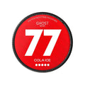 77 Ghost Mini Cola Ice 24 nicotine pouches in vibrant red tin