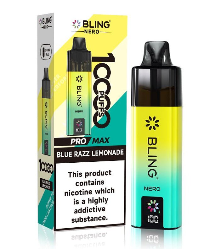 Crystal Bling Nero 10k Vape Kit Box of 5 - option1
