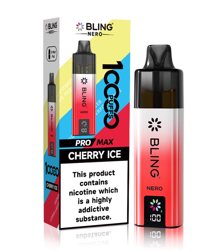 Crystal Bling Nero 10k Vape Kit Box of 5 - option1