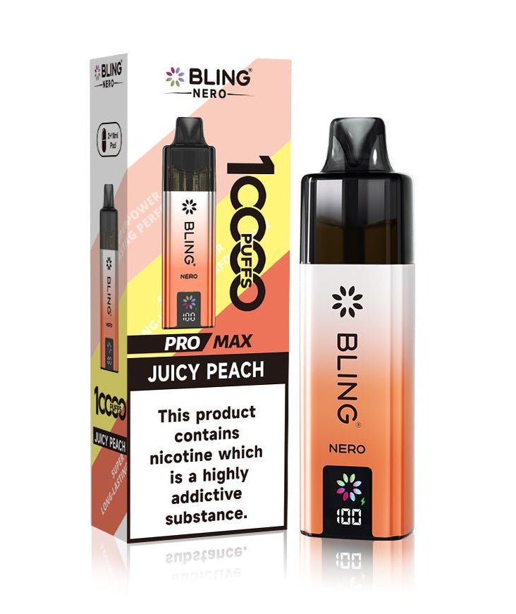 Crystal Bling Nero 10k Vape Kit Box of 5 - option1