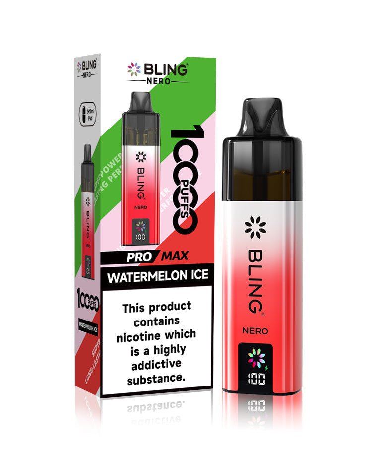 Crystal Bling Nero 10k Vape Kit Box of 5 - option1