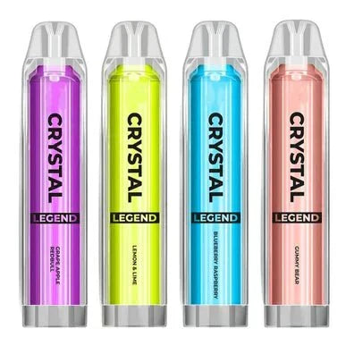 Image of Crystal Legend 4000 Puffs Vape Pod 20mg - Box of 10