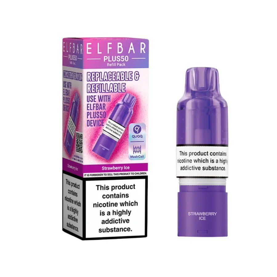 Elf Bar Plus 50 Refill Pods (Box of 5) - Wholesale Price !