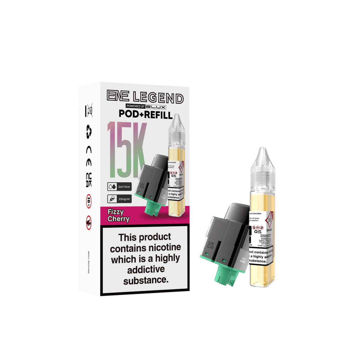 Elux ENE Legend 15k Replacement Pods Pack of 5 - Wholesale Price !