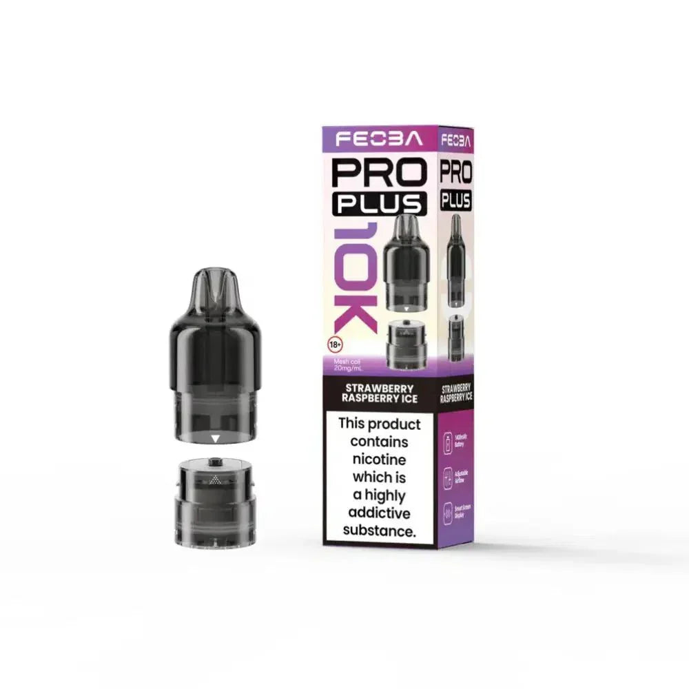 Feoba Pro Plus 10k Replacement Pods Pack of 5 - Wholesale Price !