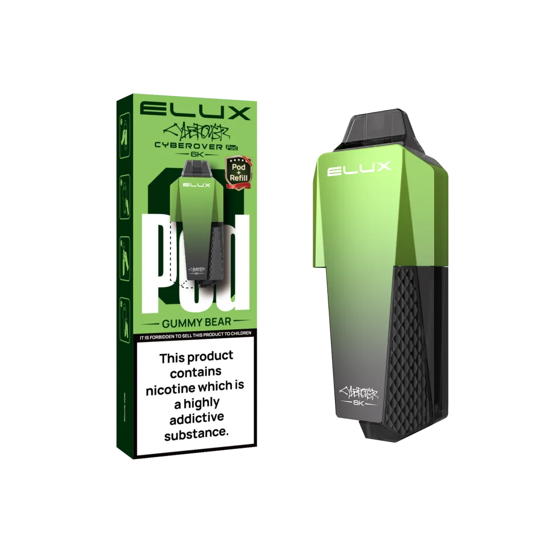 Elux Cyberover 6000 Prefilled Replacement Pods - Box of 5