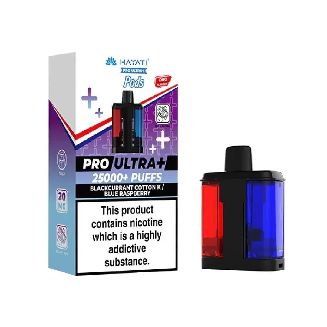 Hayati Pro Ultra Plus 25K Prefilled Refill Pods Box of 5 | Vape Boss Wholesale