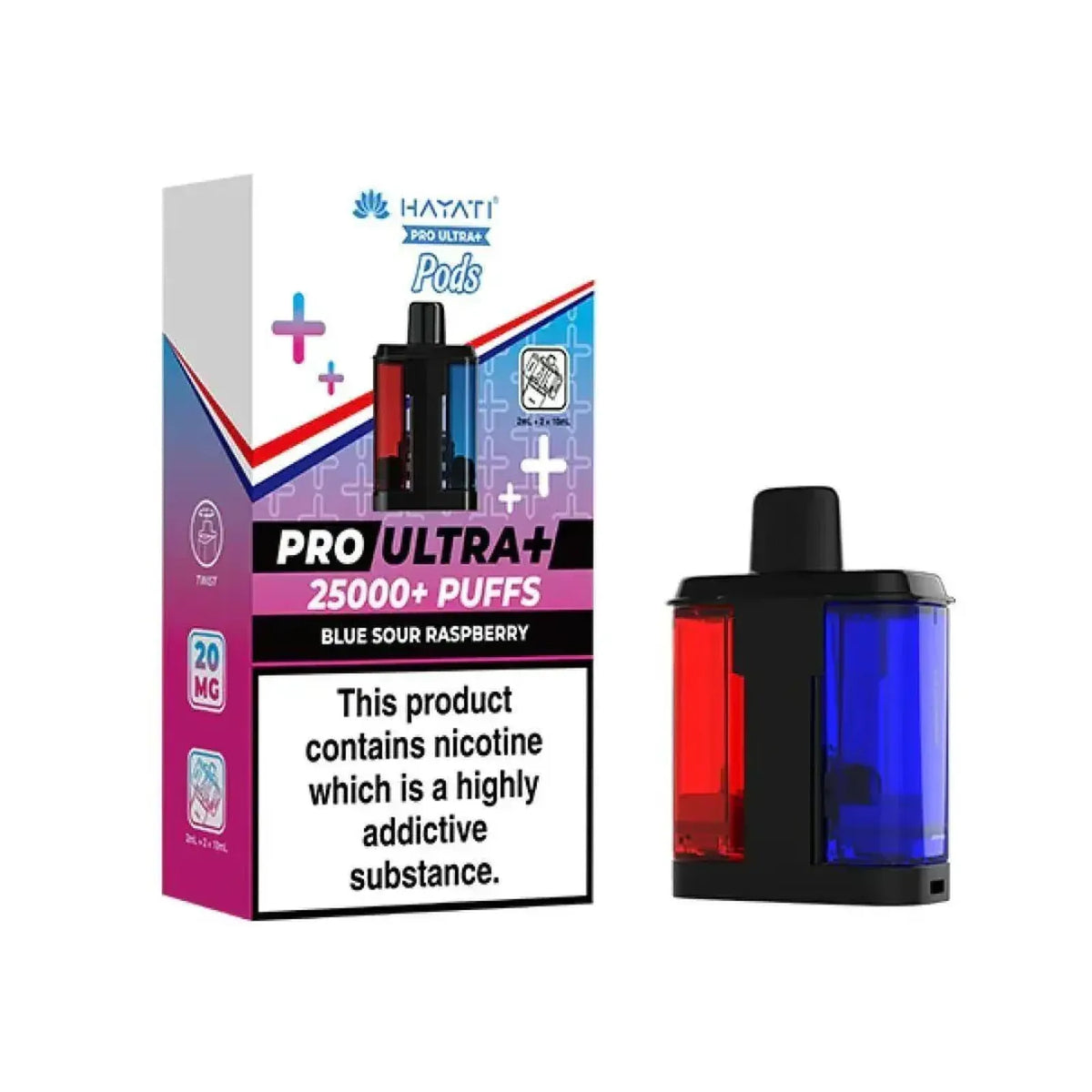 Hayati Pro Ultra Plus 25K Prefilled Refill Pods Box of 5 | Vape Boss Wholesale