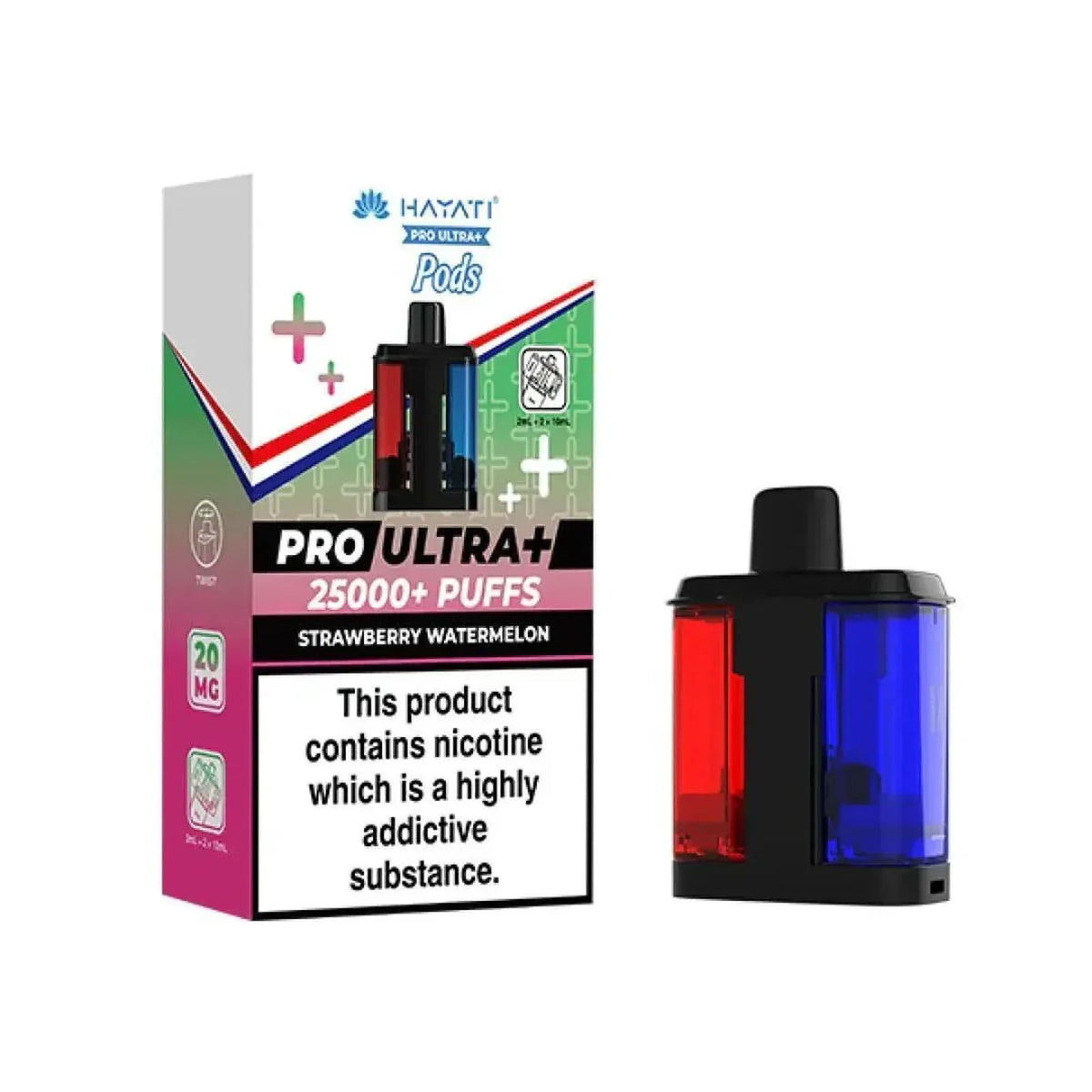 Hayati Pro Ultra Plus 25K Prefilled Refill Pods Box of 5 | Vape Boss Wholesale