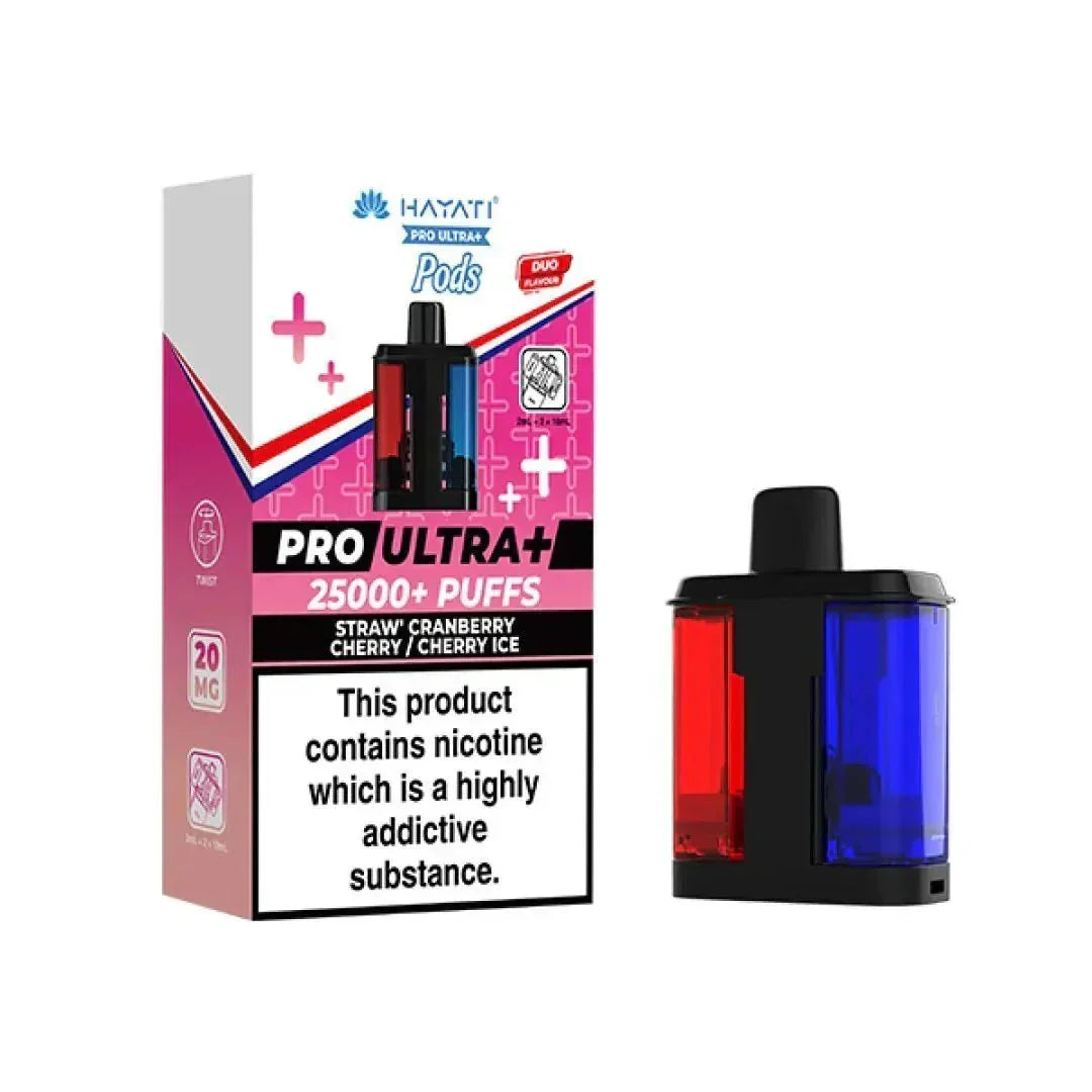 Hayati Pro Ultra Plus 25K Prefilled Refill Pods Box of 5 | Vape Boss Wholesale
