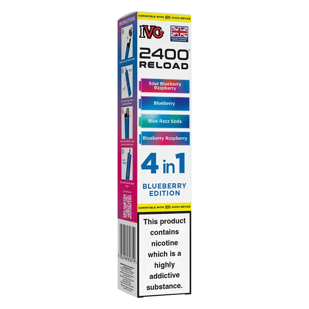 IVG 2400 4in1 Multi Flavour Edition Prefilled Pods