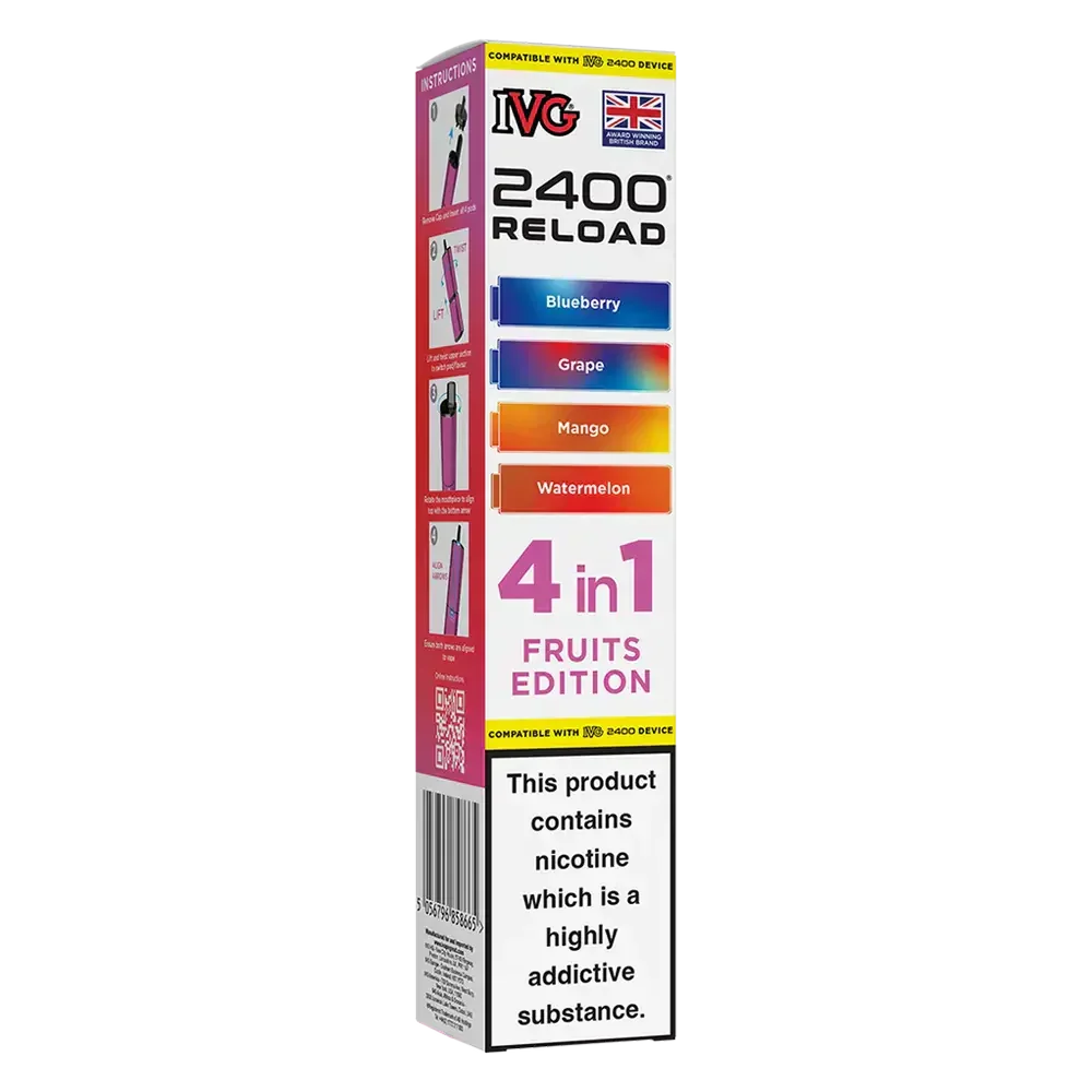 IVG 2400 4in1 Multi Flavour Edition Prefilled Pods