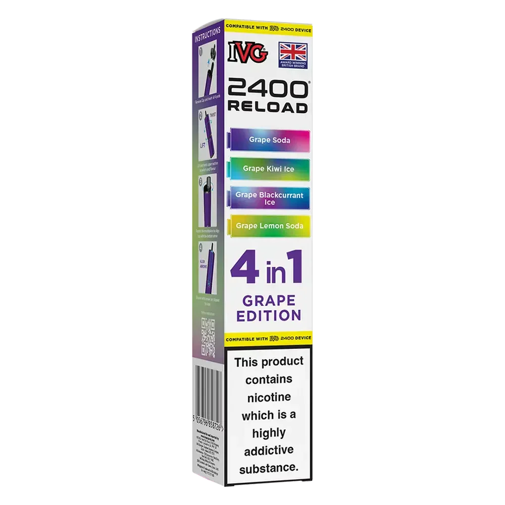 IVG 2400 4in1 Multi Flavour Edition Prefilled Pods
