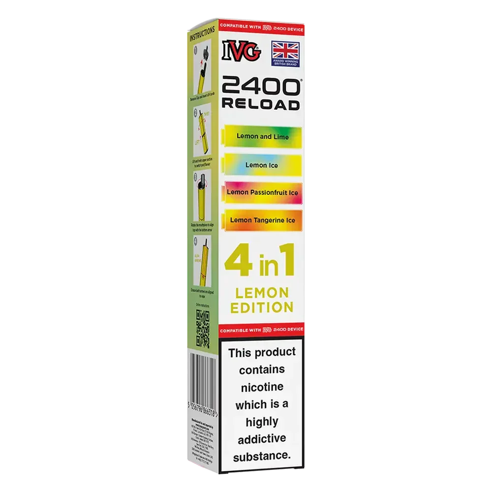 IVG 2400 4in1 Multi Flavour Edition Prefilled Pods
