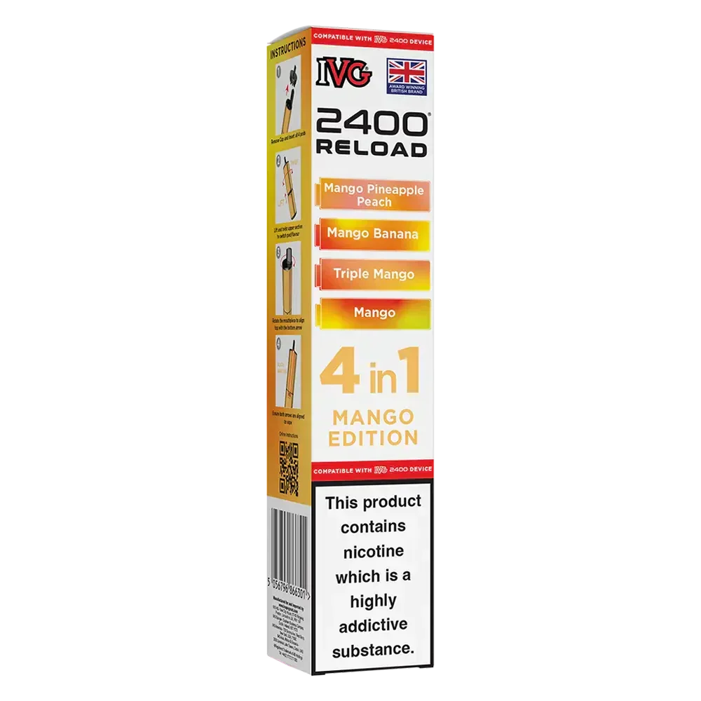 IVG 2400 4in1 Multi Flavour Edition Prefilled Pods