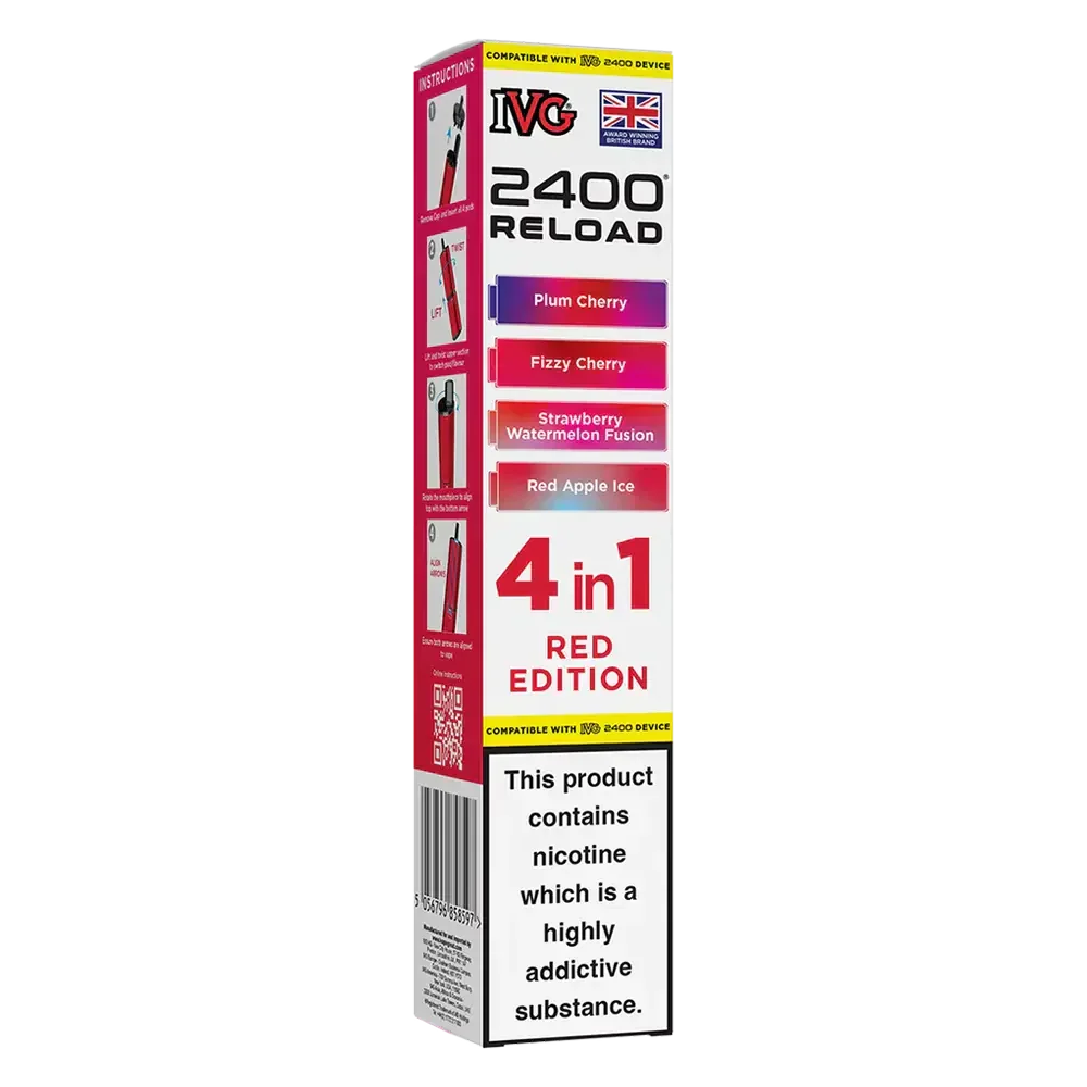 IVG 2400 4in1 Multi Flavour Edition Prefilled Pods
