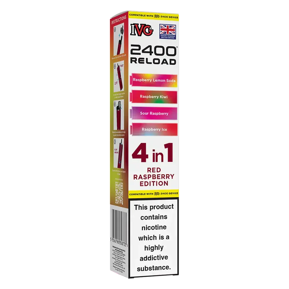 IVG 2400 4in1 Multi Flavour Edition Prefilled Pods