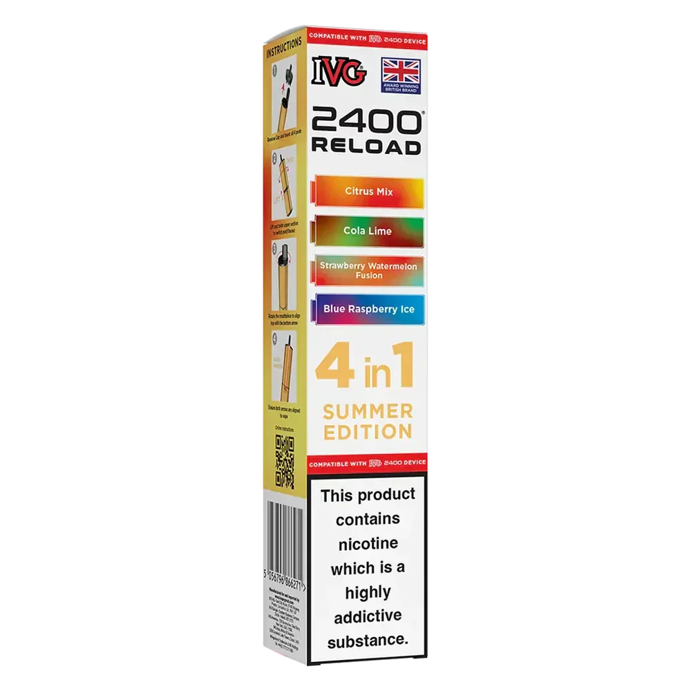IVG 2400 4in1 Multi Flavour Edition Prefilled Pods