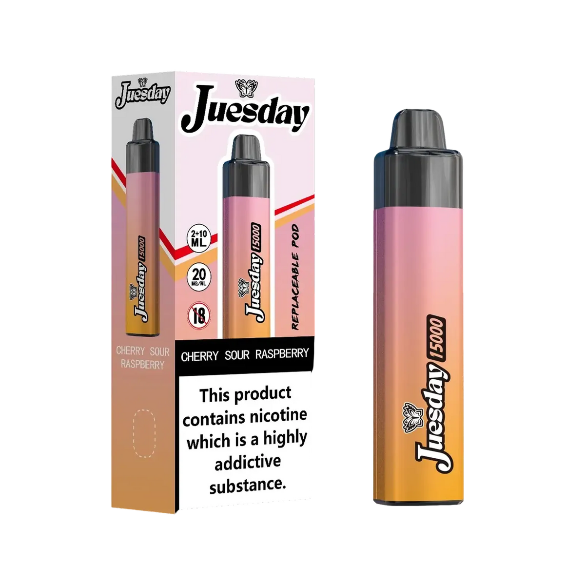 Juesday 15000 Puffs Prefilled Vape Kit - Box of 10
