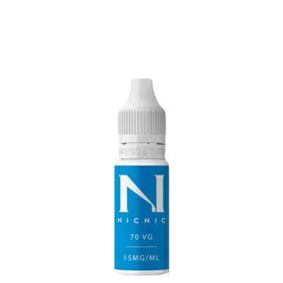 NIC NIC - NICOTINE SHOT 15MG 70VG  - (BOX OF 120)