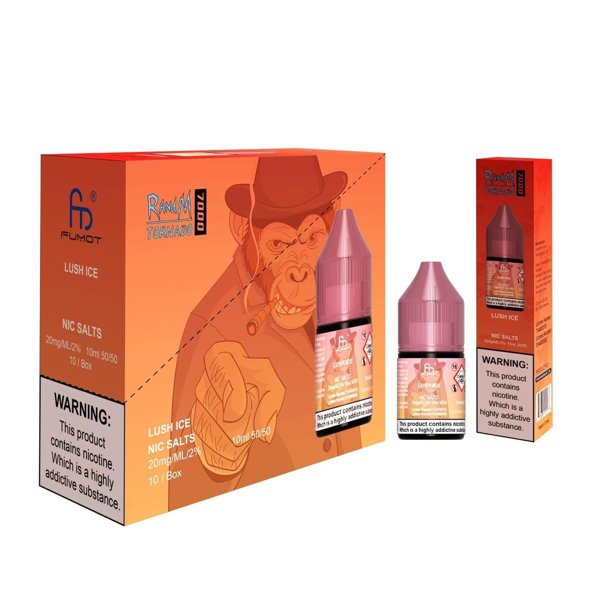 R and M 7000 Nic Salt 10ml - Box of 10
